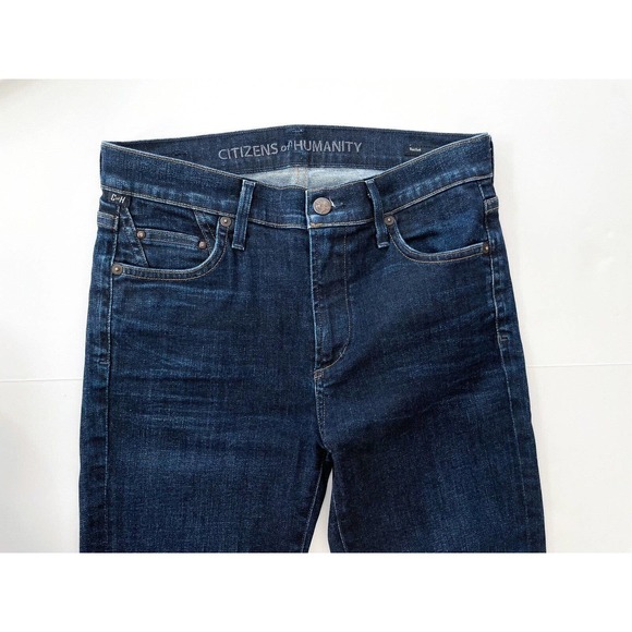 Citizens of Humanity Rocket High Rise Skinny Jeans in Indigo Dark Wash 28 - Picture 2 of 5